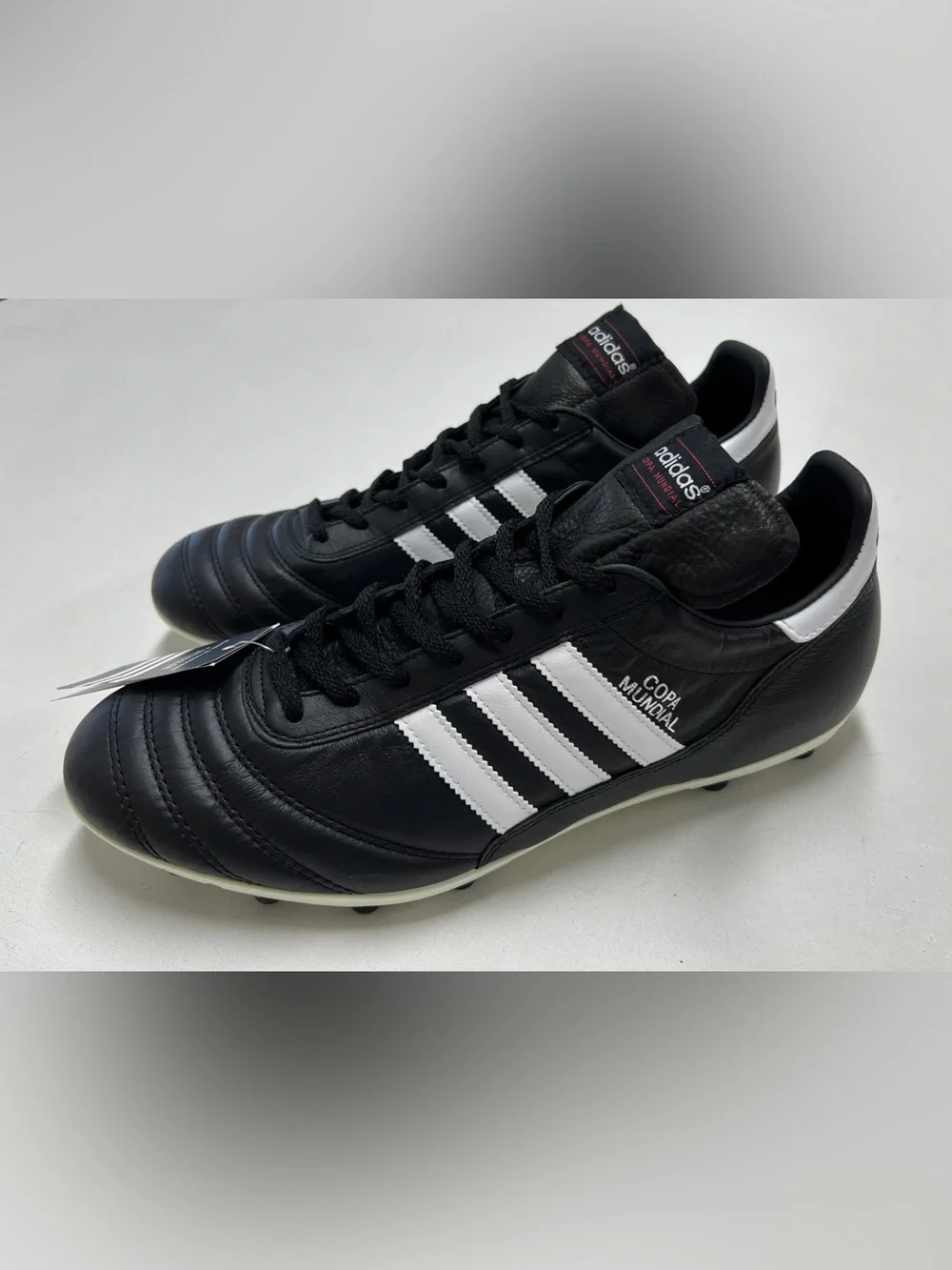 Adidas Copa Mundial Soccer Cleats Men 12.5 Black White Leather Germany NWT